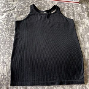 Athleta ribbed racerback tank L